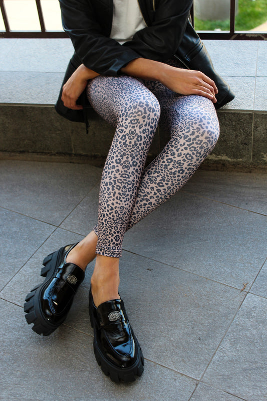 Leggings Core Train Mollie Cheetah Brown